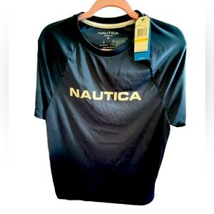 Nautica Moisture Wicking Performance Tee Med NWT